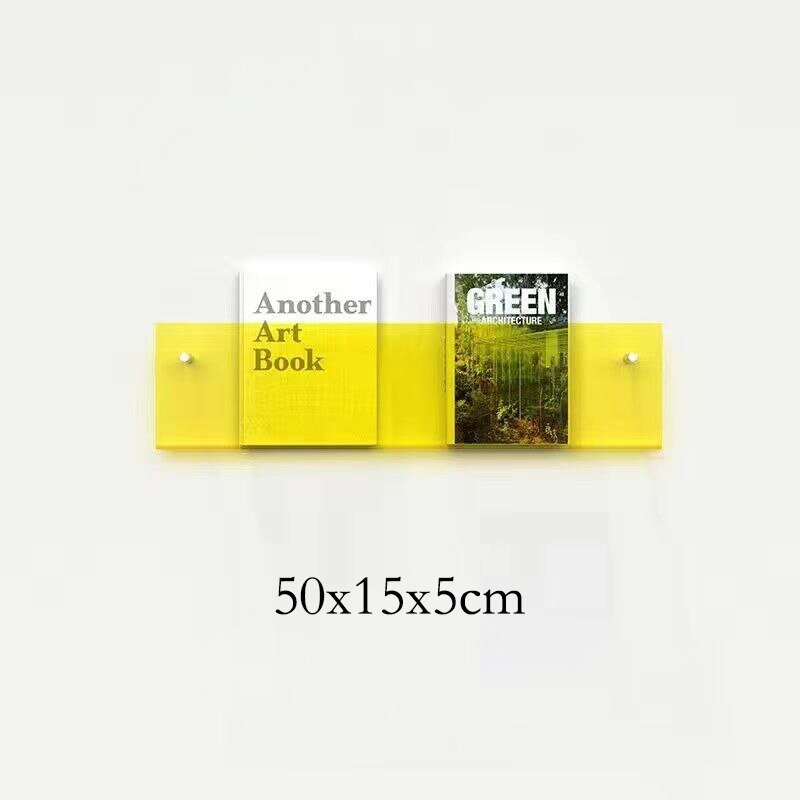 Junips | Acrylic Wall-mounted 'Floating' Magazine Holder