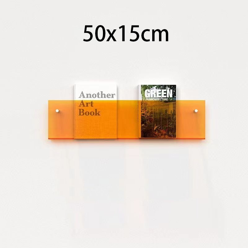 Junips | Acrylic Wall-mounted 'Floating' Magazine Holder