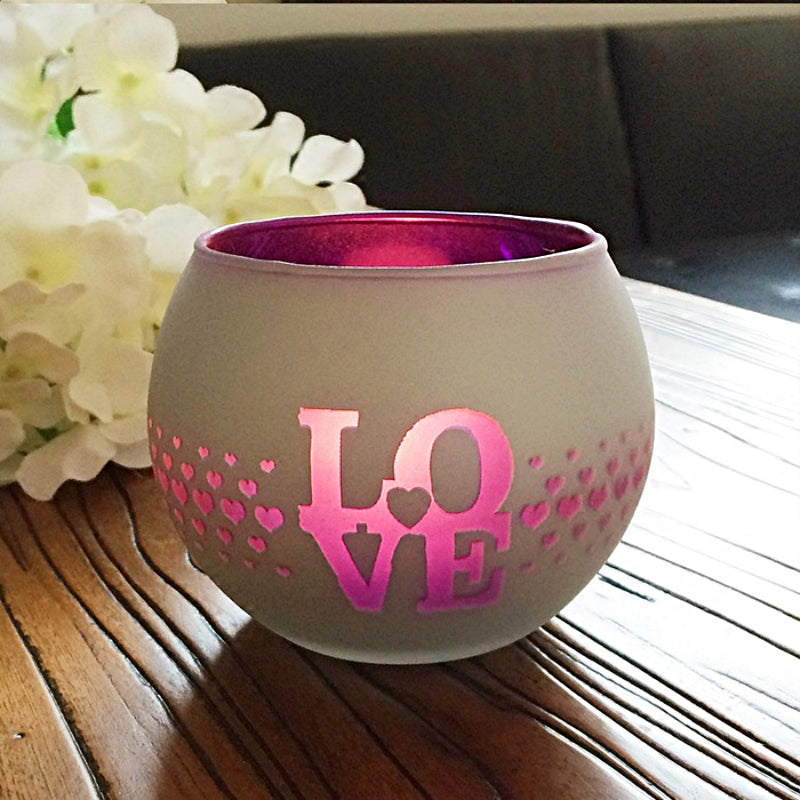 Junips | European Retro Glass Mosaic Tealight Holder