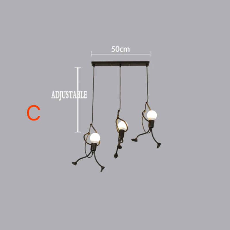 Junips | Retro Iron Man Pendant Light