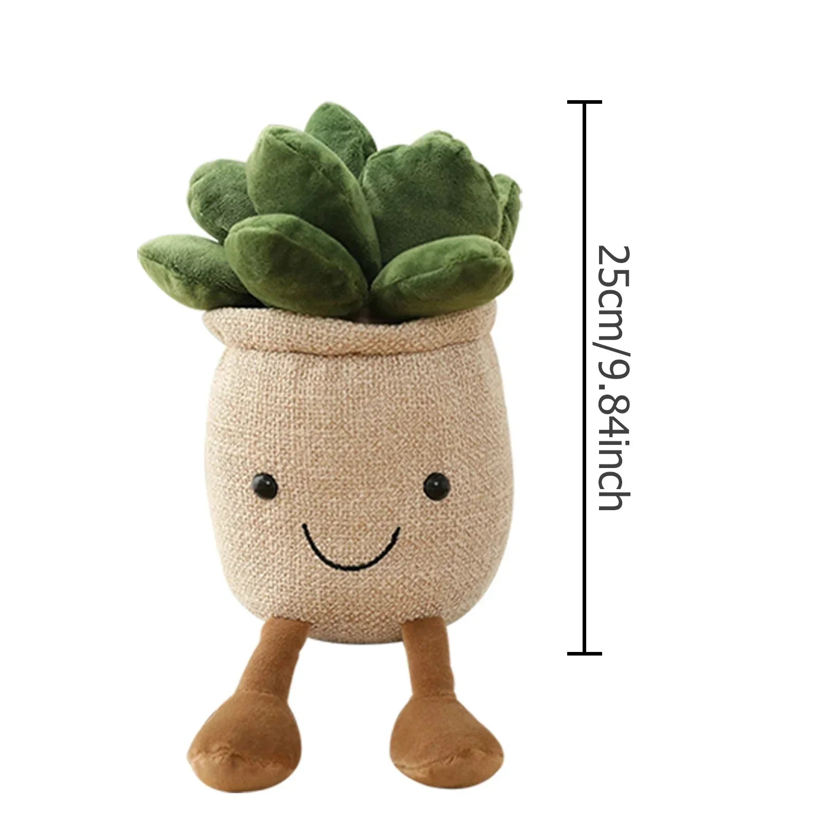 Junips | Adorable Succulent Plush Cushion: Soft, Cuddly Plant Decoration