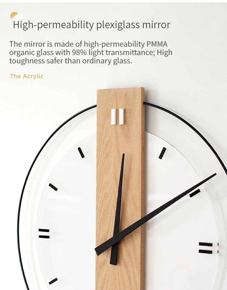 Junips | Solid Wood Nordic Wall Decoration Clock 40cm
