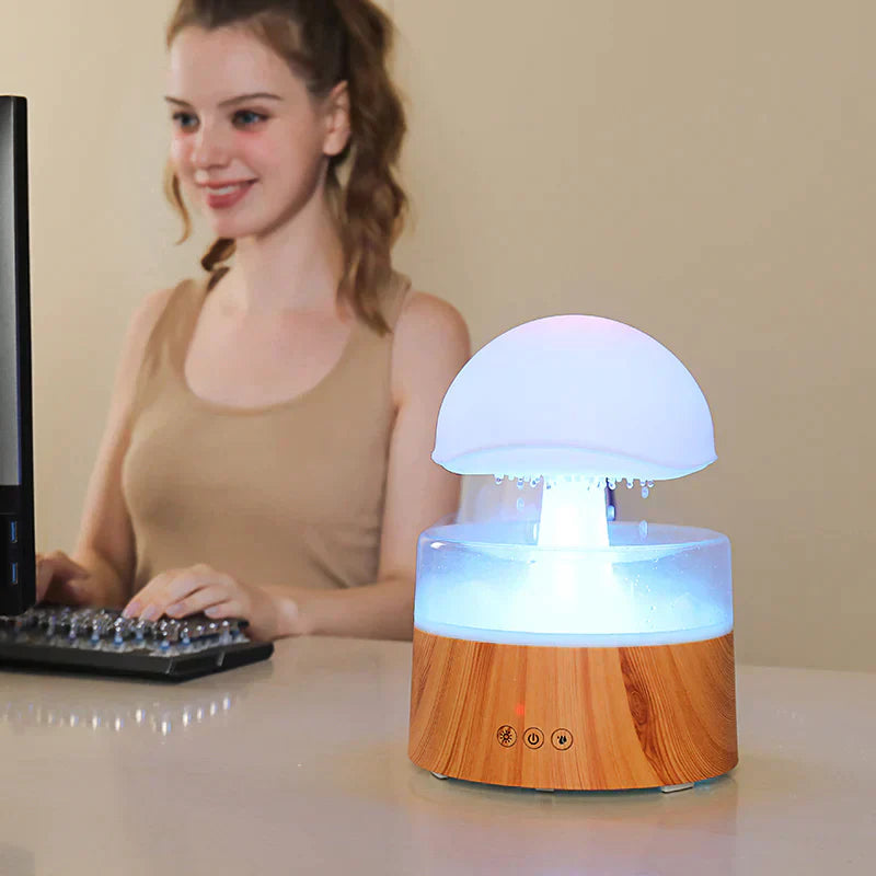 Junips | Mushroom Cloud Rain Diffuser Relaxing Humidifier - Atumis