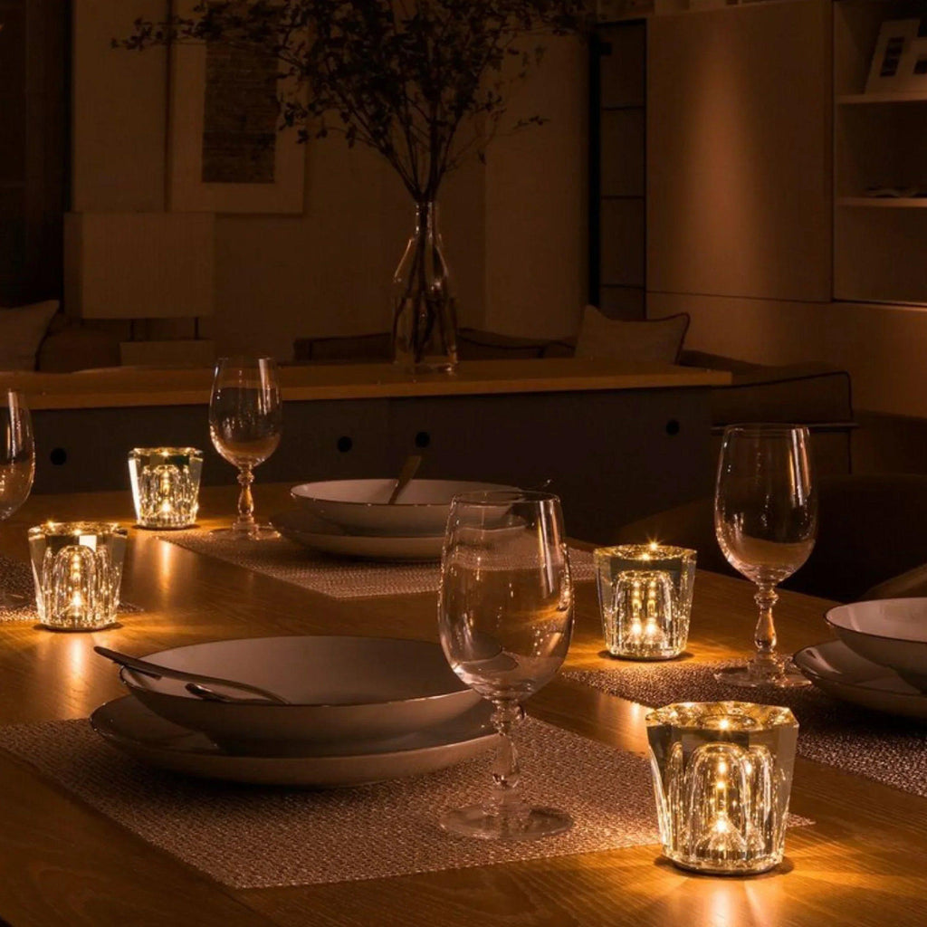 Junips | Lamp - Luxury Diamond Crystal LED Rechargeable Table Lamp