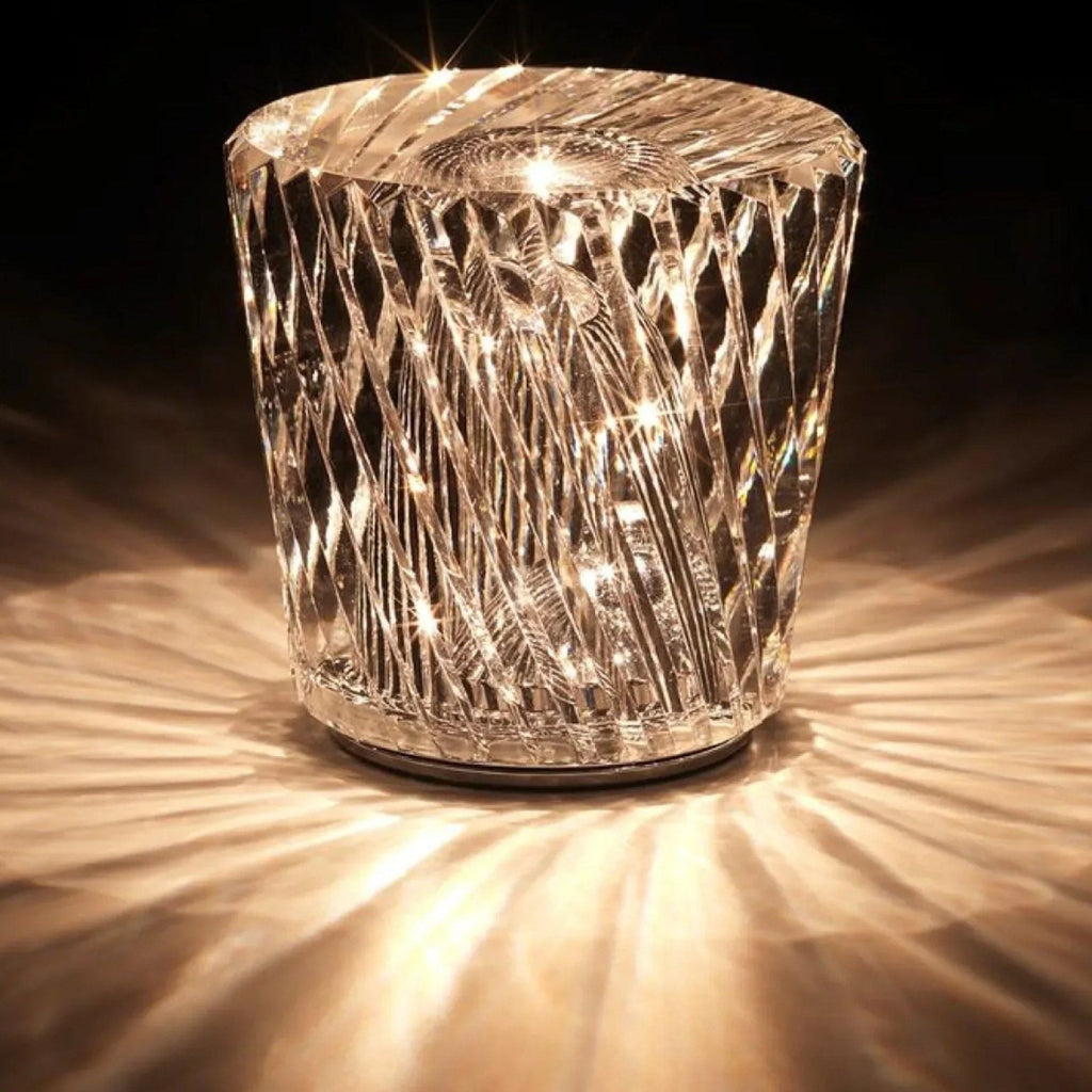 Junips | Lamp - Luxury Diamond Crystal LED Rechargeable Table Lamp