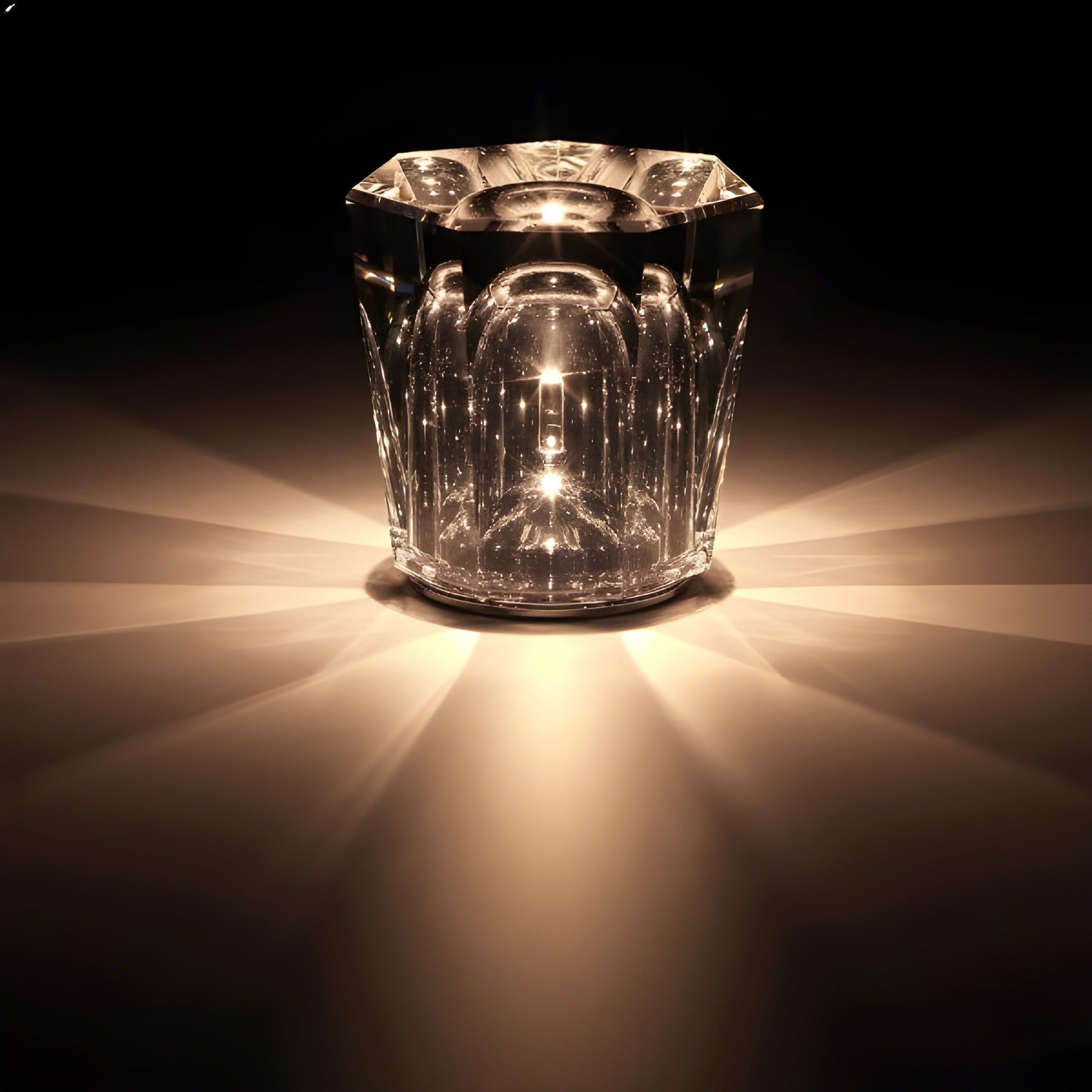 Junips | Lamp - Luxury Diamond Crystal LED Rechargeable Table Lamp