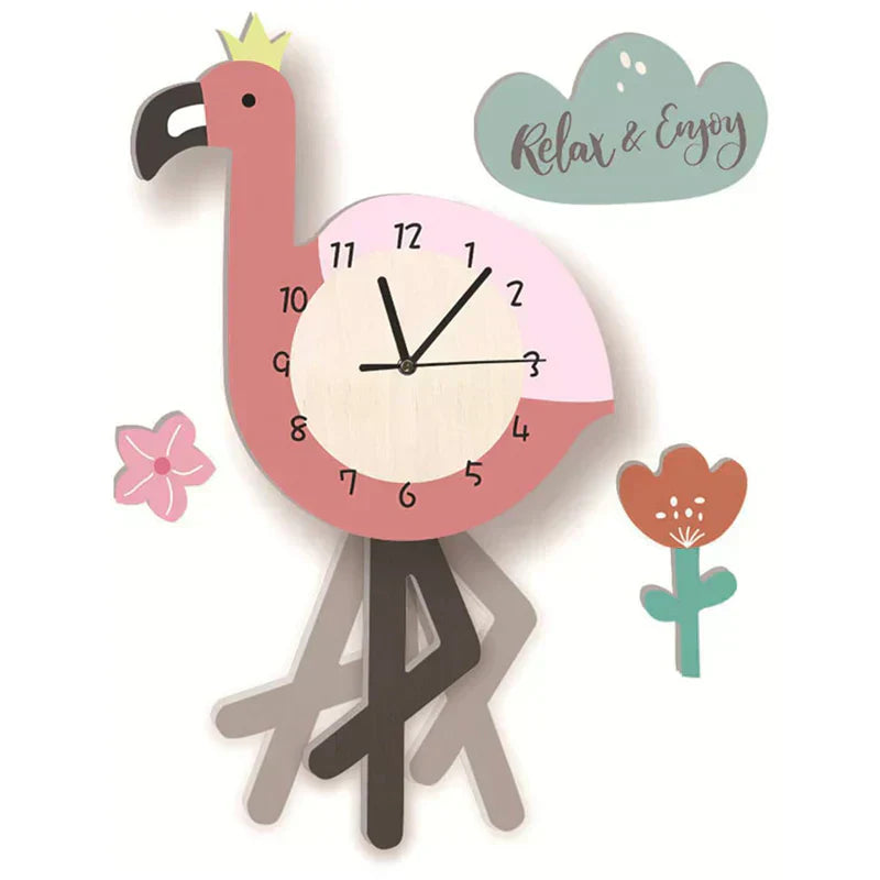 Junips | Frendorf – Children's pendulum clock with animal designs