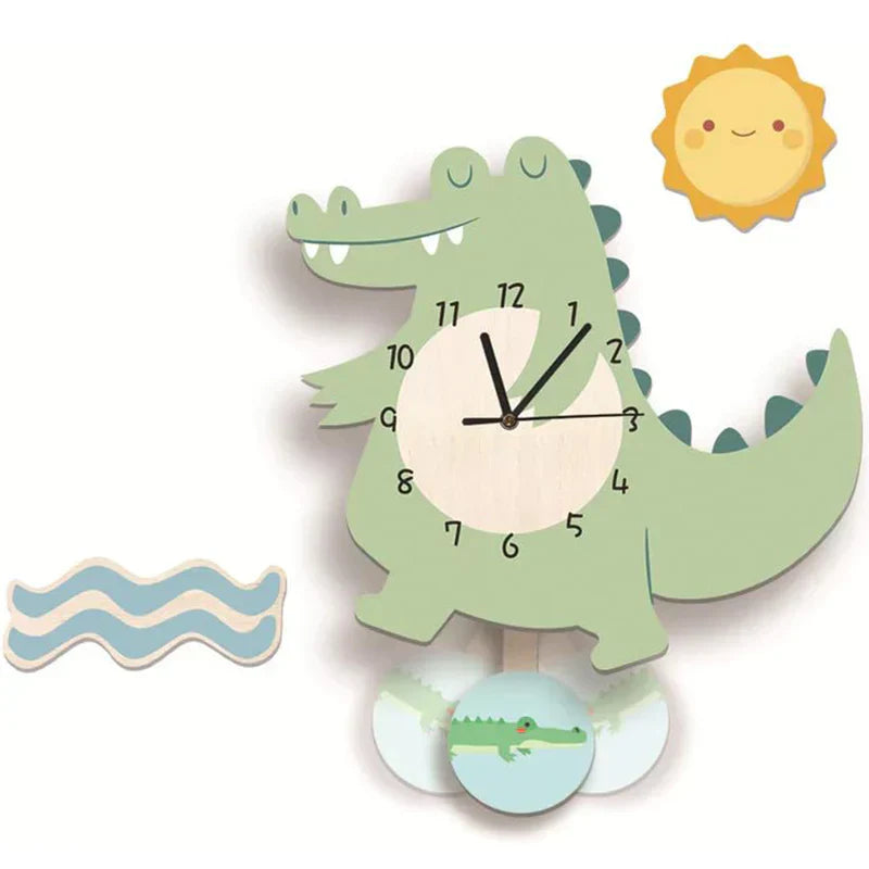 Junips | Frendorf – Children's pendulum clock with animal designs
