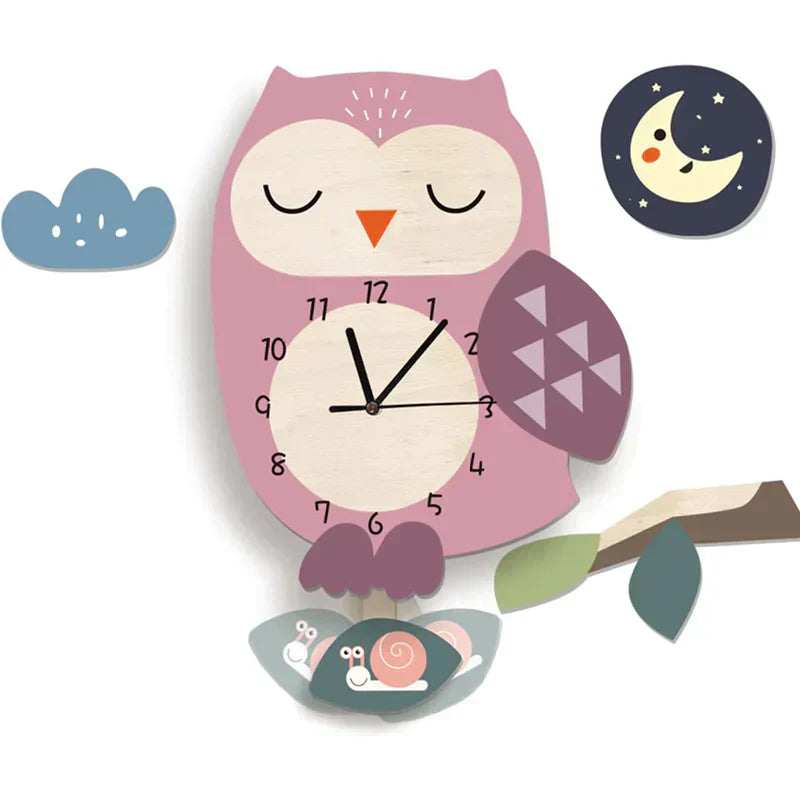 Junips | Frendorf – Children's pendulum clock with animal designs