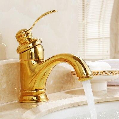 Junips | Antique Brass Tap Bathroom Fixtures Faucet Sink Mixer Tap