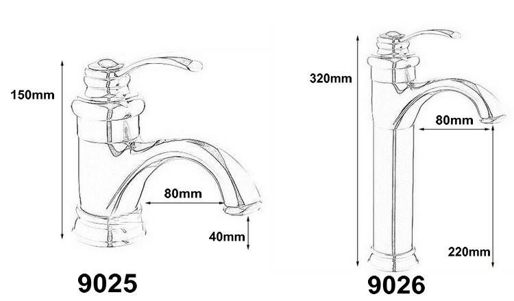 Junips | Antique Brass Tap Bathroom Fixtures Faucet Sink Mixer Tap