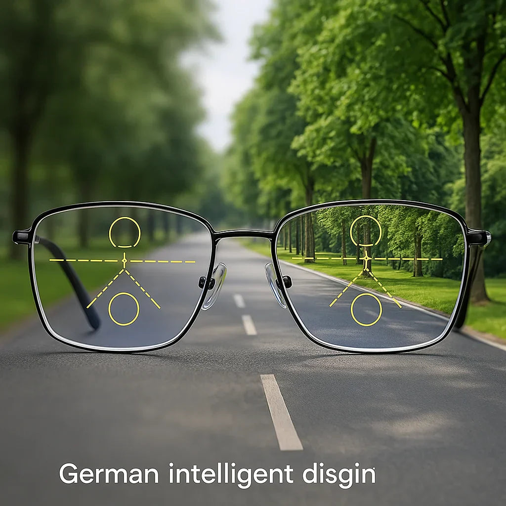 Junips | Progressive Multifocal Glasses for Clear Vision - German Intelligent Design for Everyday Use