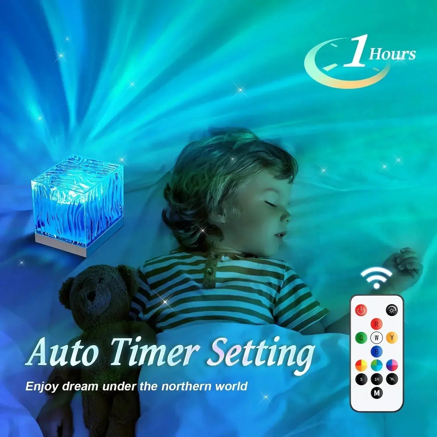 Junips | Aurora Water Wave Projector Night Light