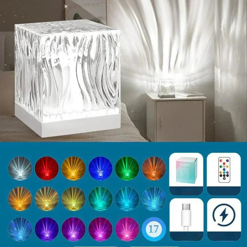 Junips | Aurora Water Wave Projector Night Light
