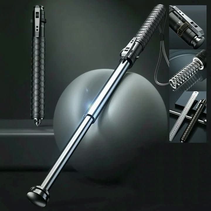 Junips | Pop-Up Safety Cane | Telescopic Self-Defense Stick for Hiking & Travel