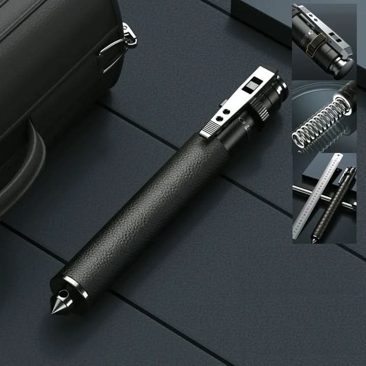 Junips | Pop-Up Safety Cane | Telescopic Self-Defense Stick for Hiking & Travel