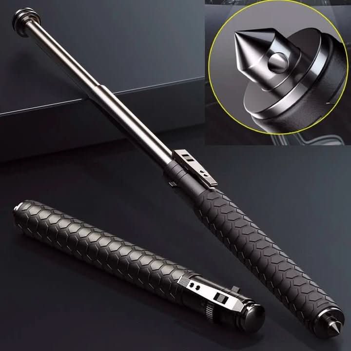 Junips | Pop-Up Safety Cane | Telescopic Self-Defense Stick for Hiking & Travel