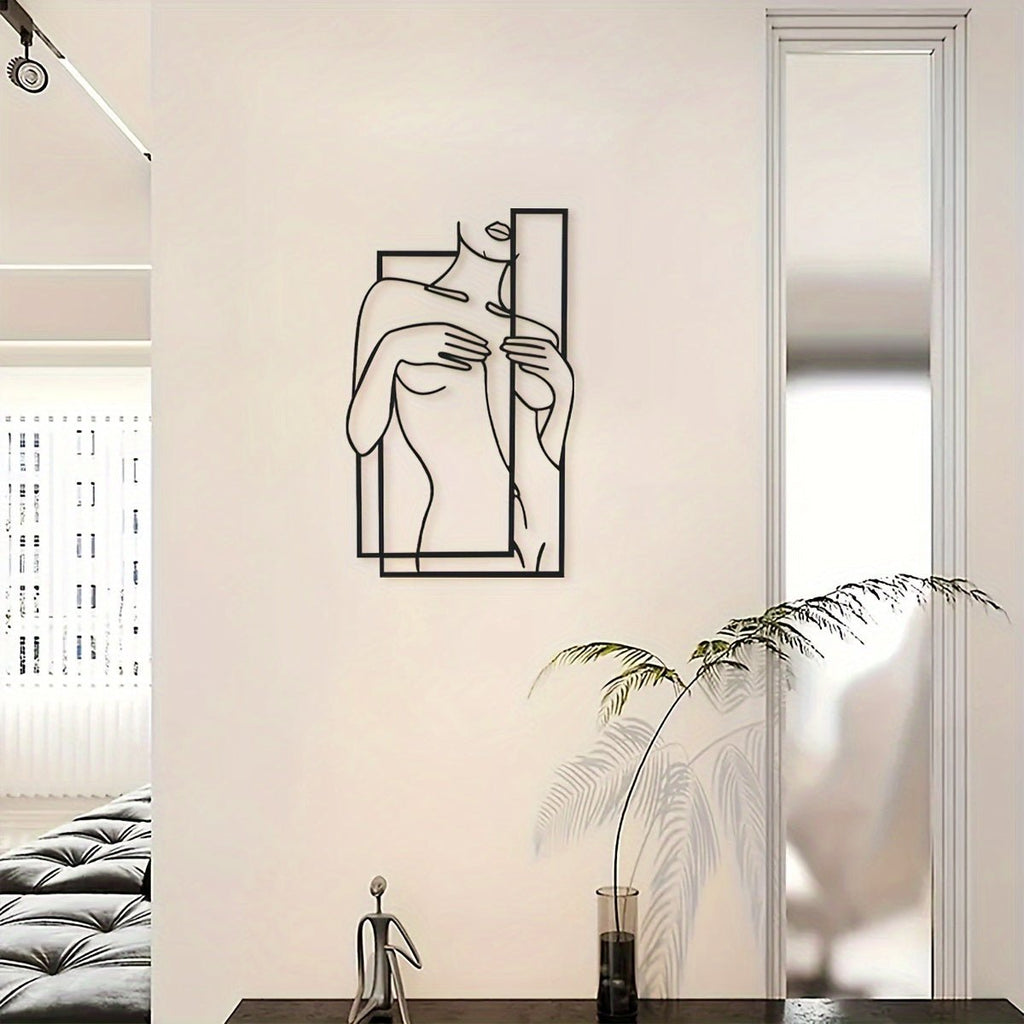 Junips | LineaArt Metal Wall Decoration - Modern Minimalist Wall Art for Bedroom
