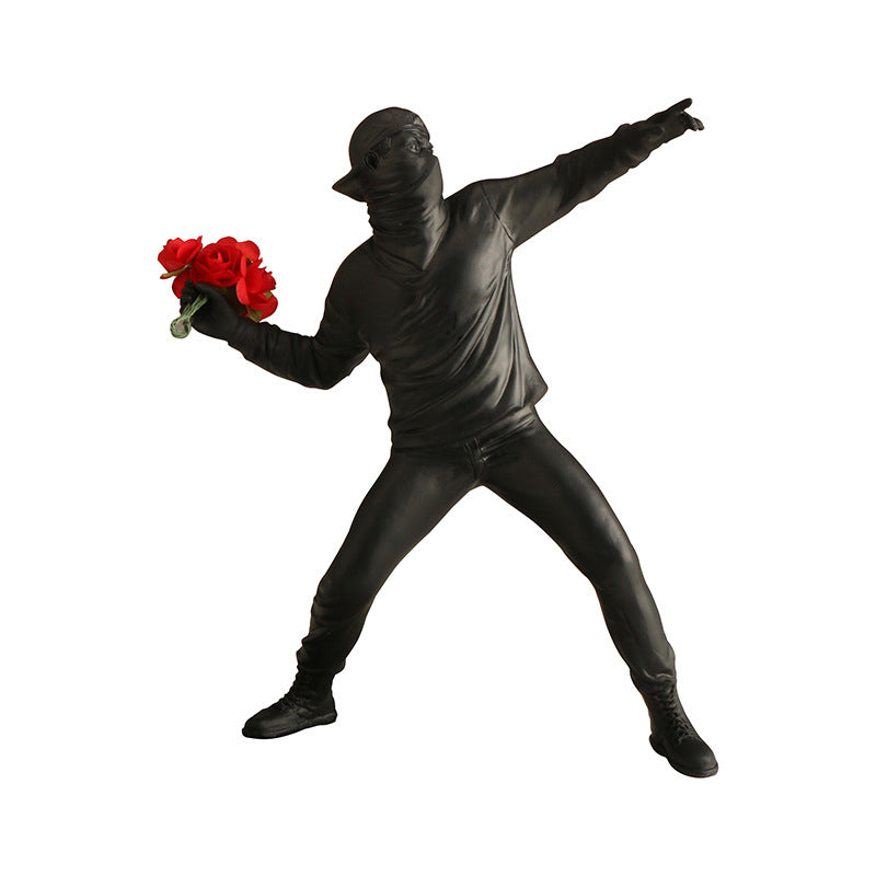 Junips | Banksy Flower Rioter Ornament