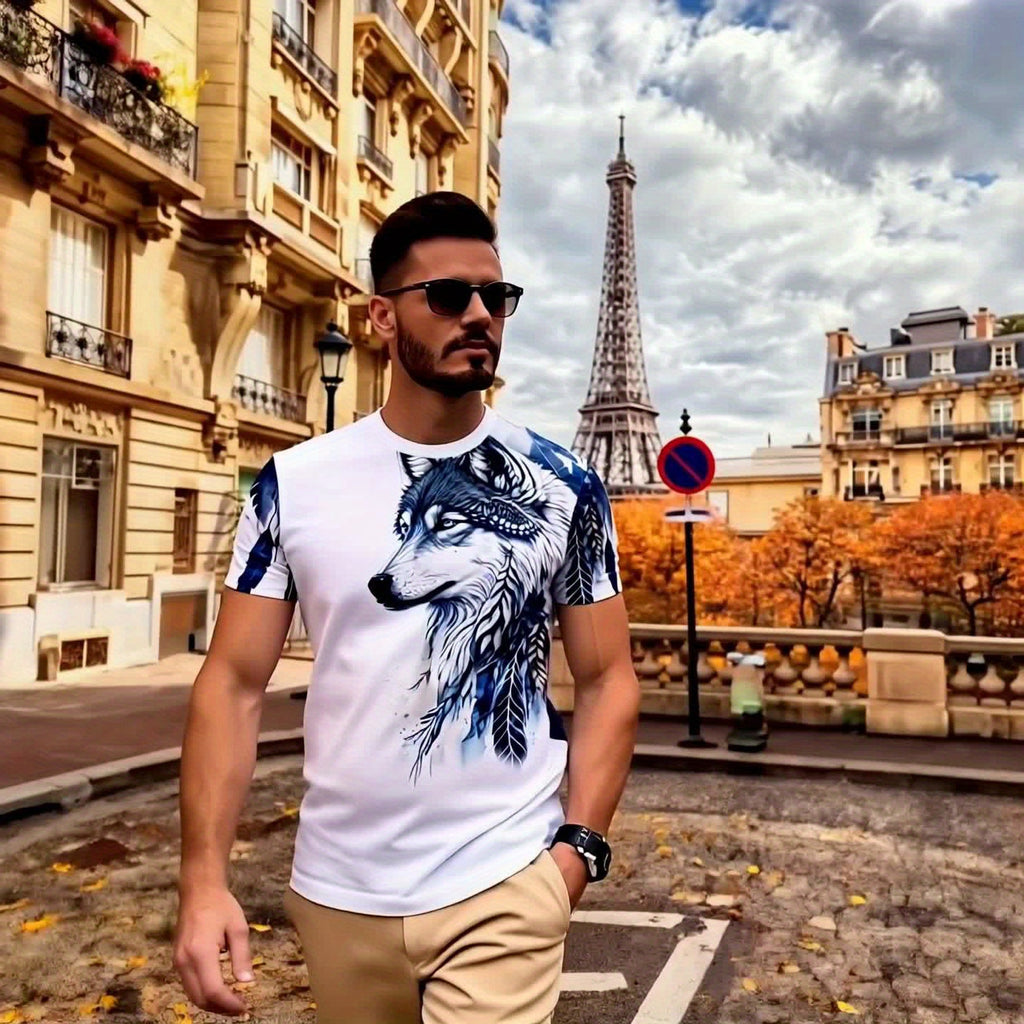 Men's Casual Breathable T-Shirt - Perfect for Outdoor Leisure Wear