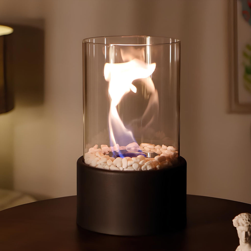 Junips | Table Lamp Glass Oil Flame Burner