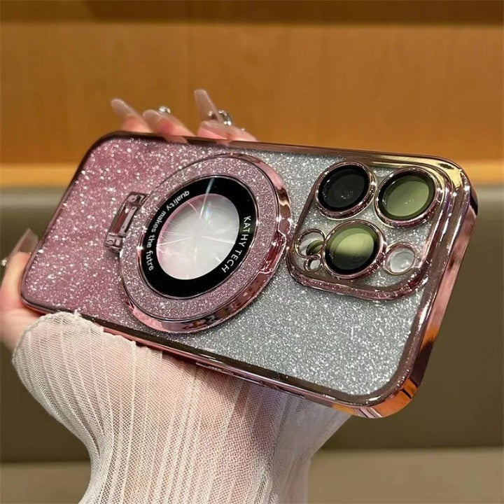 Junips | Glitter Magnetic Ring Stand Phone Case