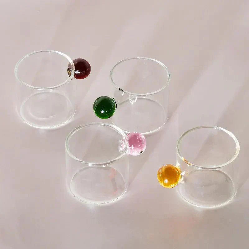 Junips | Treated Espresso Glass Cup Set of 2