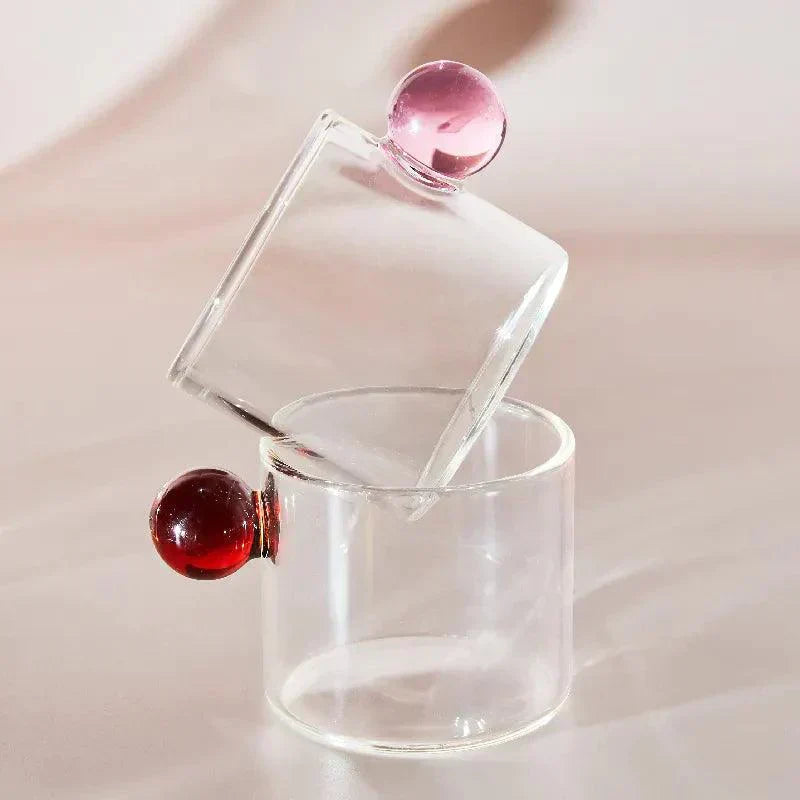 Junips | Treated Espresso Glass Cup Set of 2