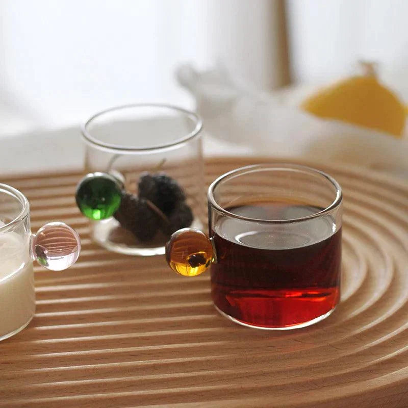 Junips | Treated Espresso Glass Cup Set of 2