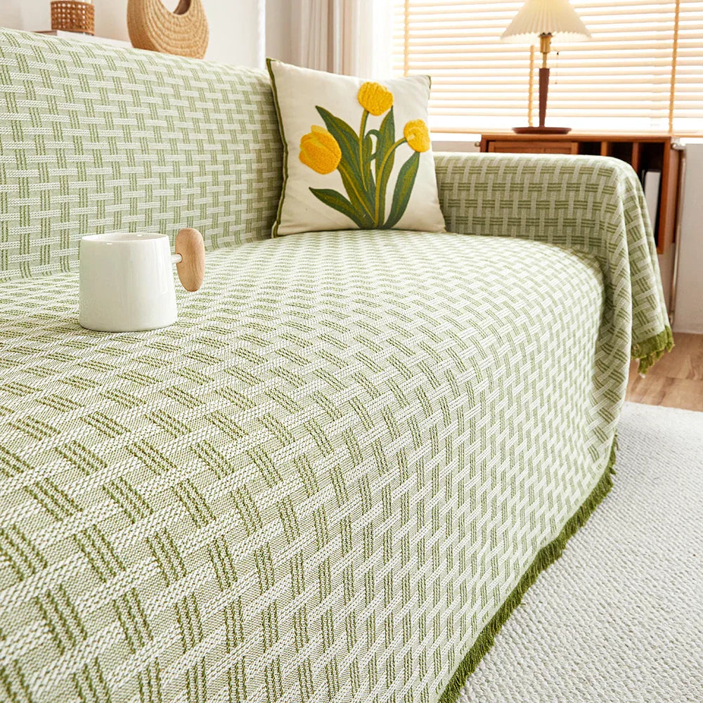 Junips | Large Sofa Cover with Reversible Pattern Stylish Protection