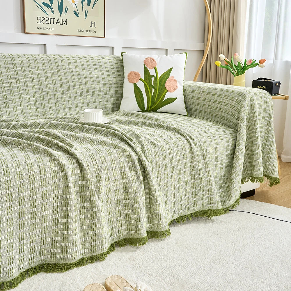 Junips | Large Sofa Cover with Reversible Pattern Stylish Protection