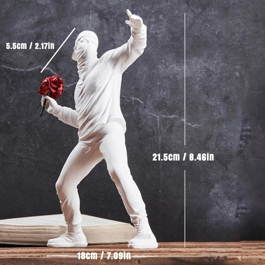 Junips | Banksy Flower Rioter