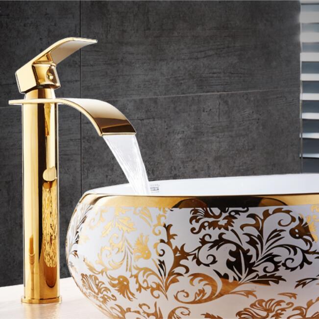 Junips | Vanity faucet waterfall faucet brass vanity faucet mixer tap