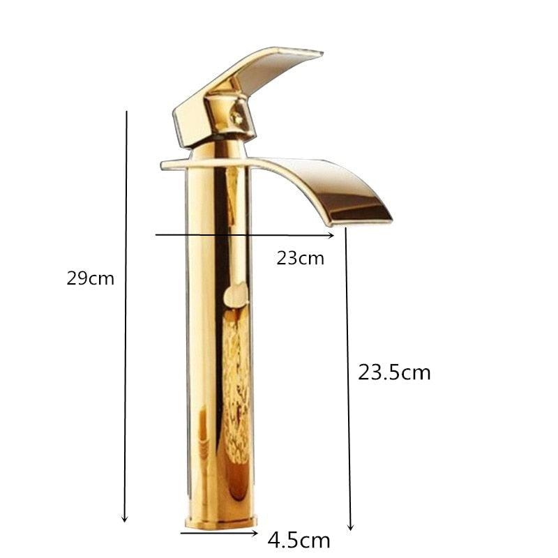 Junips | Vanity faucet waterfall faucet brass vanity faucet mixer tap