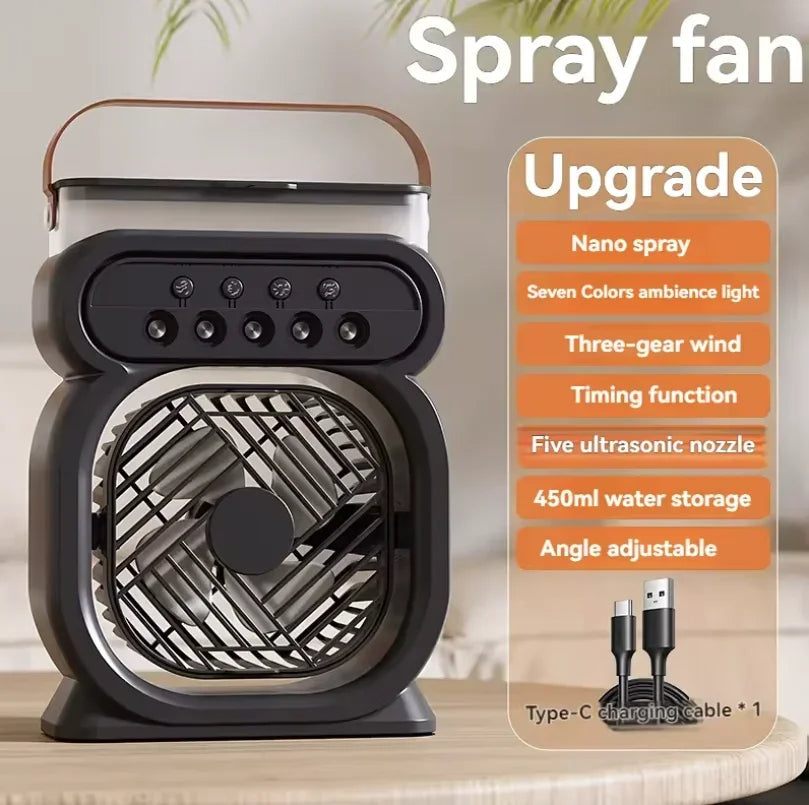 Junips | 3 in 1 Portable Air Conditioner with Night Light and Humidifier