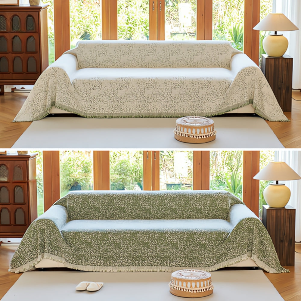 Junips | Modern Boho Cotton Sofa Cover Reversible Design