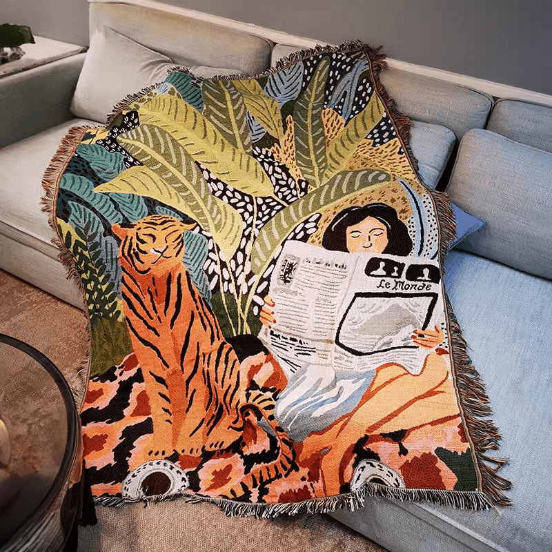 Junips | Boho Style Knitted Blanket