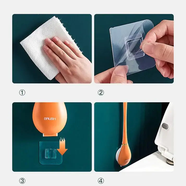 Junips | Elegant and hygienic toilet brush made of silicone - SmartBrush