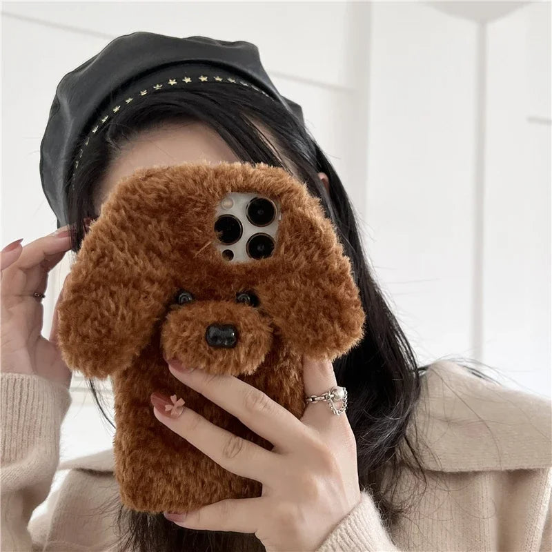Junips | Cute Dog Fluffy Snuggly iPhone Case