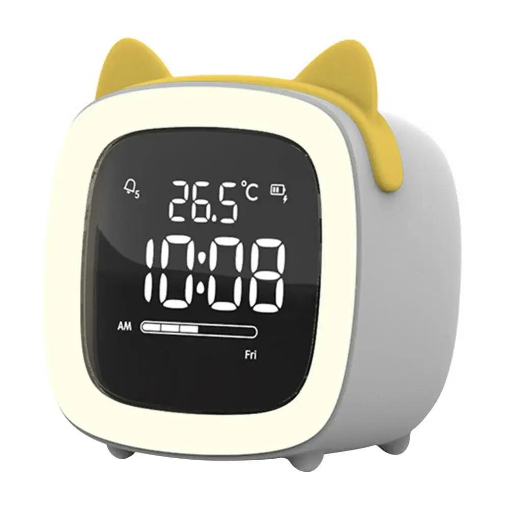 Junips | BunnyGlow - LED Alarm Clock – Night Light with Digital Display & Timer