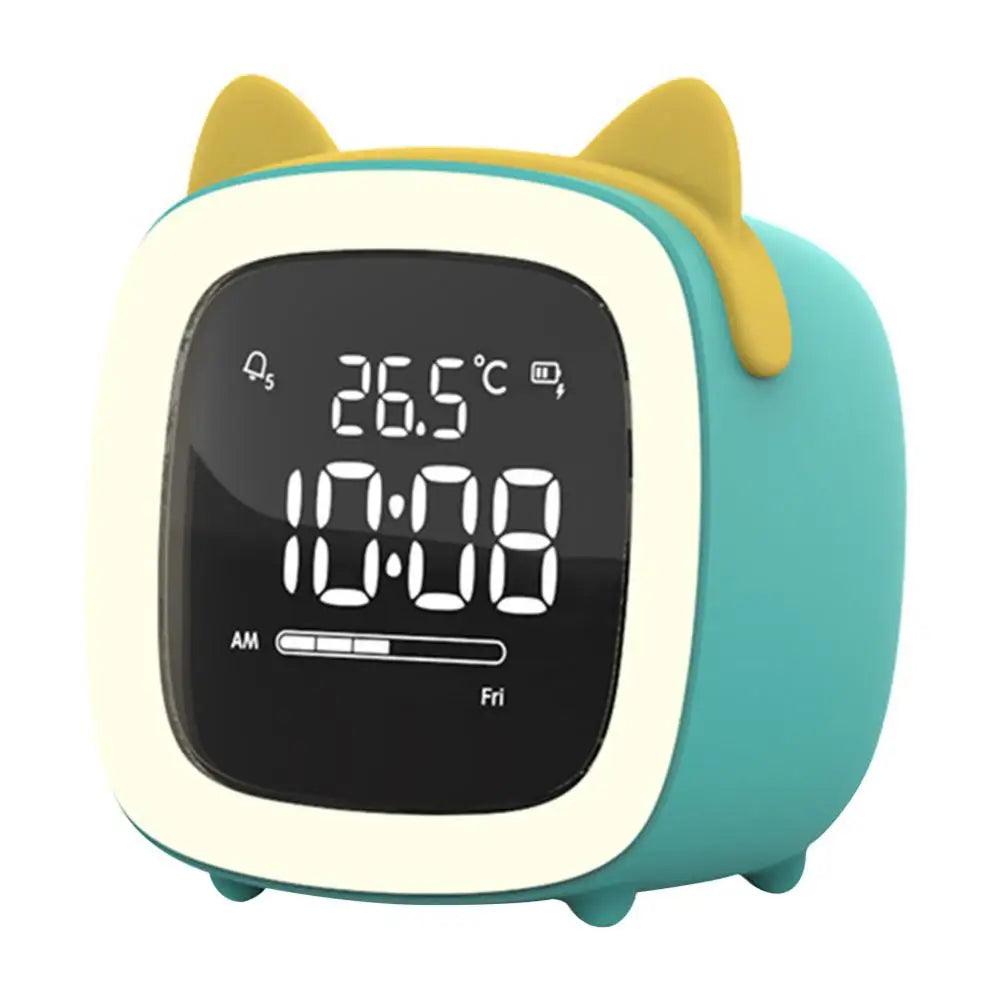 Junips | BunnyGlow - LED Alarm Clock – Night Light with Digital Display & Timer