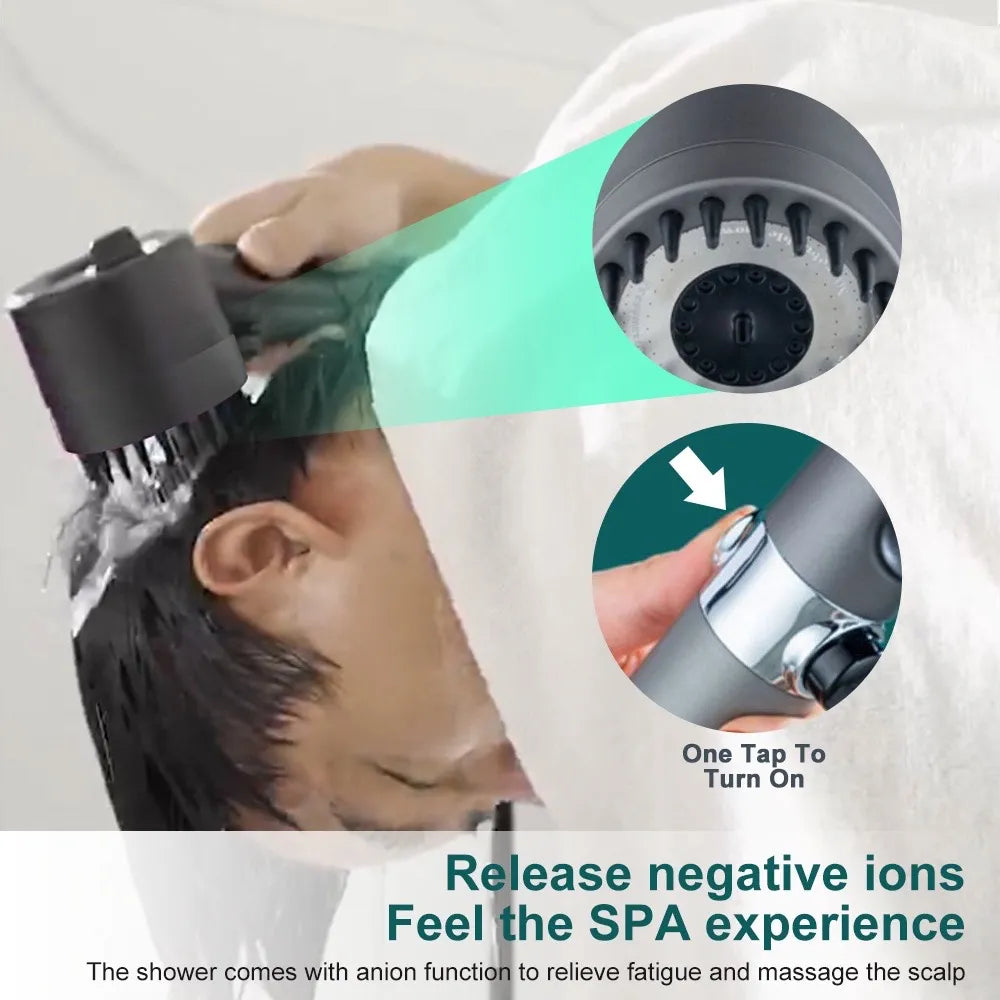 Junips | Shower head – PowerSpray – increased pressure – Spa experience