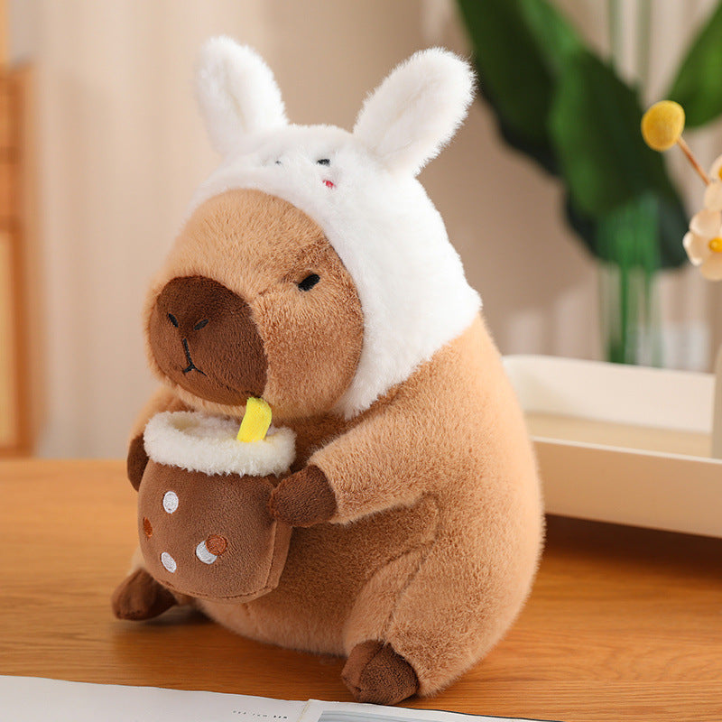 Junips | Capybara Bunny Cuddle Doll Plush