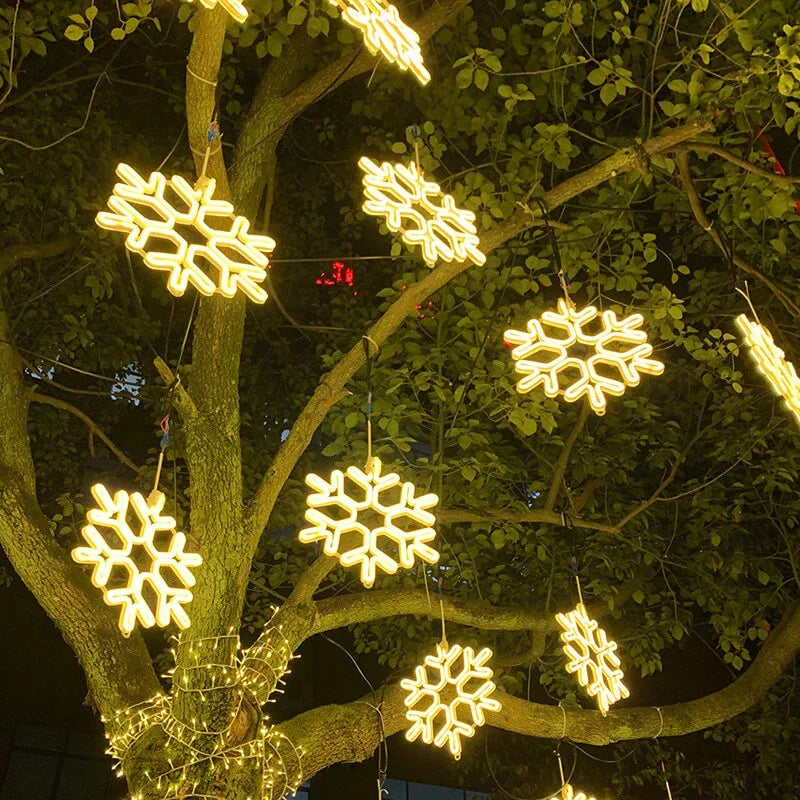 Junips | Waterproof LED Snowflake Light for Festive Winter Decoration