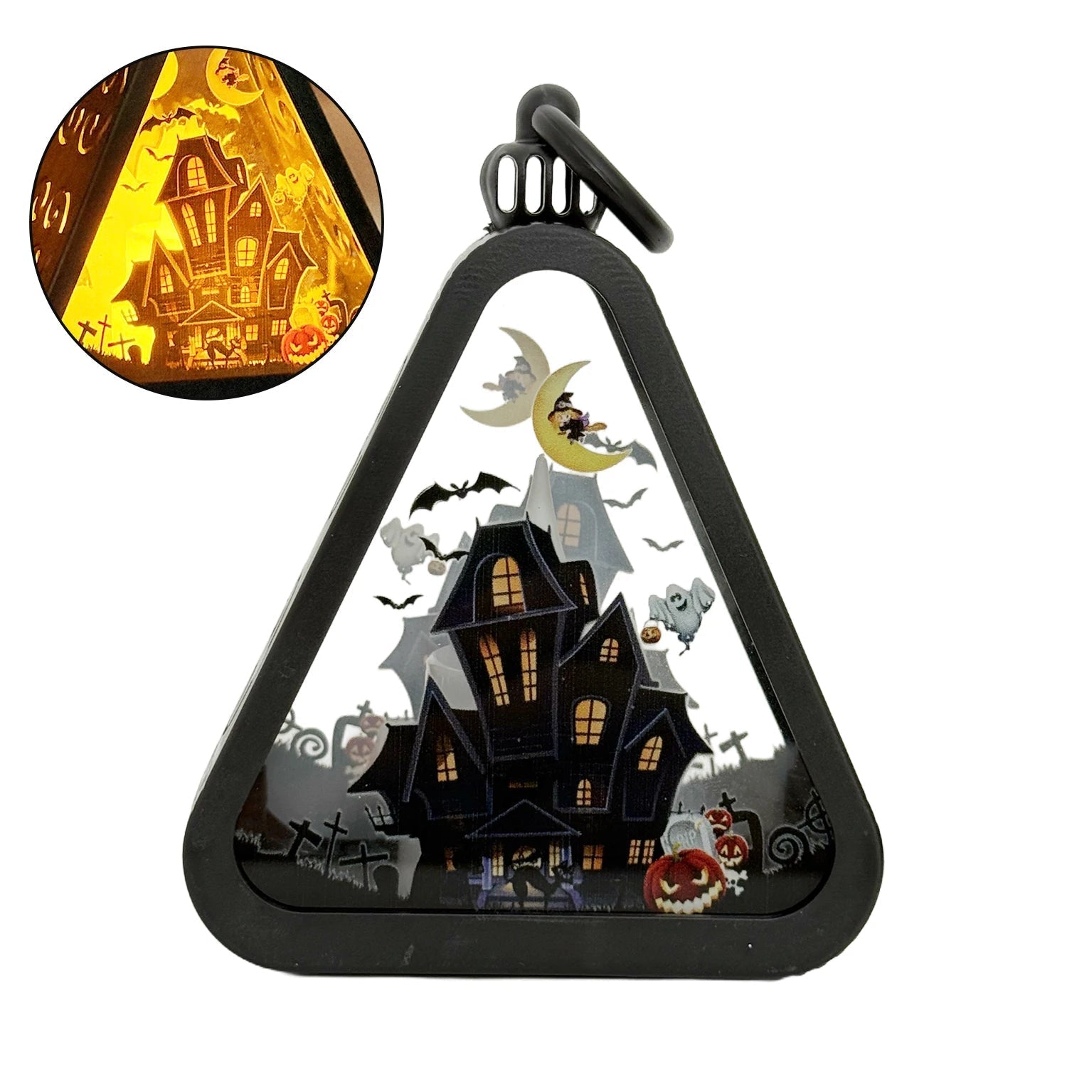Junips | Halloween Decor Triangle Table Lamp