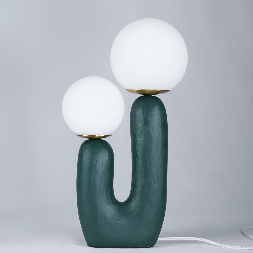 Junips | Contemporary Style Table Lamp with Natural Accent