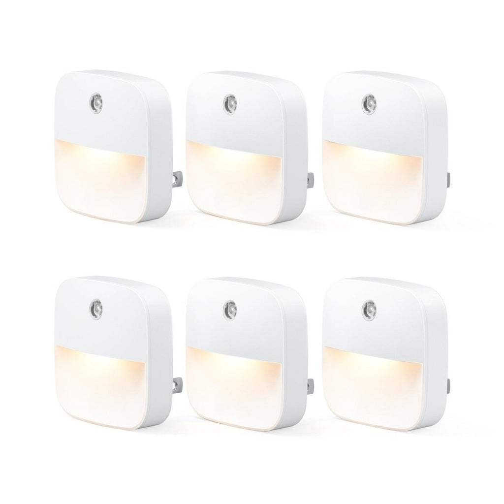 Junips | Energy-saving socket night lights with auto sensor (6-pack)