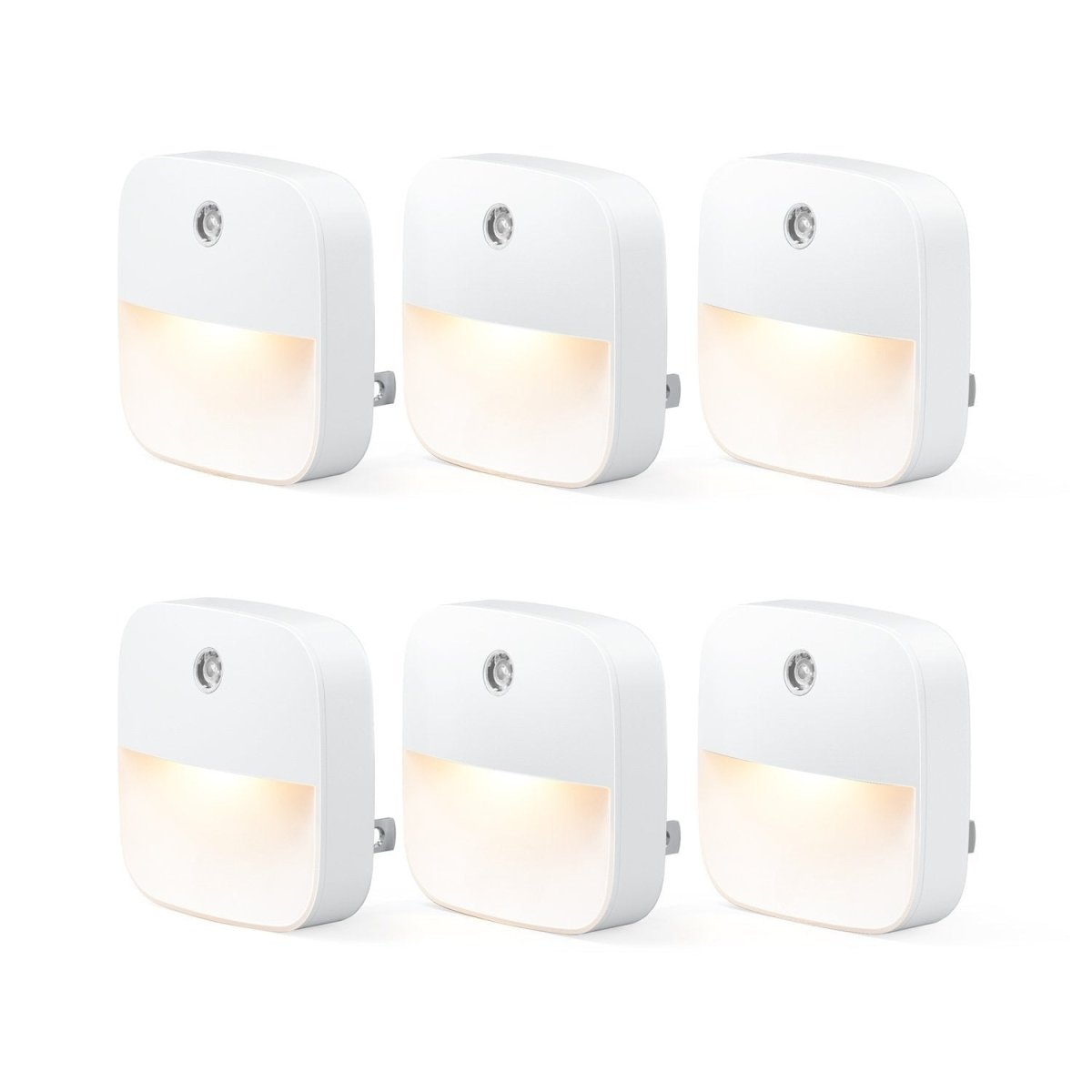 Junips | Energy-saving socket night lights with auto sensor (6-pack)
