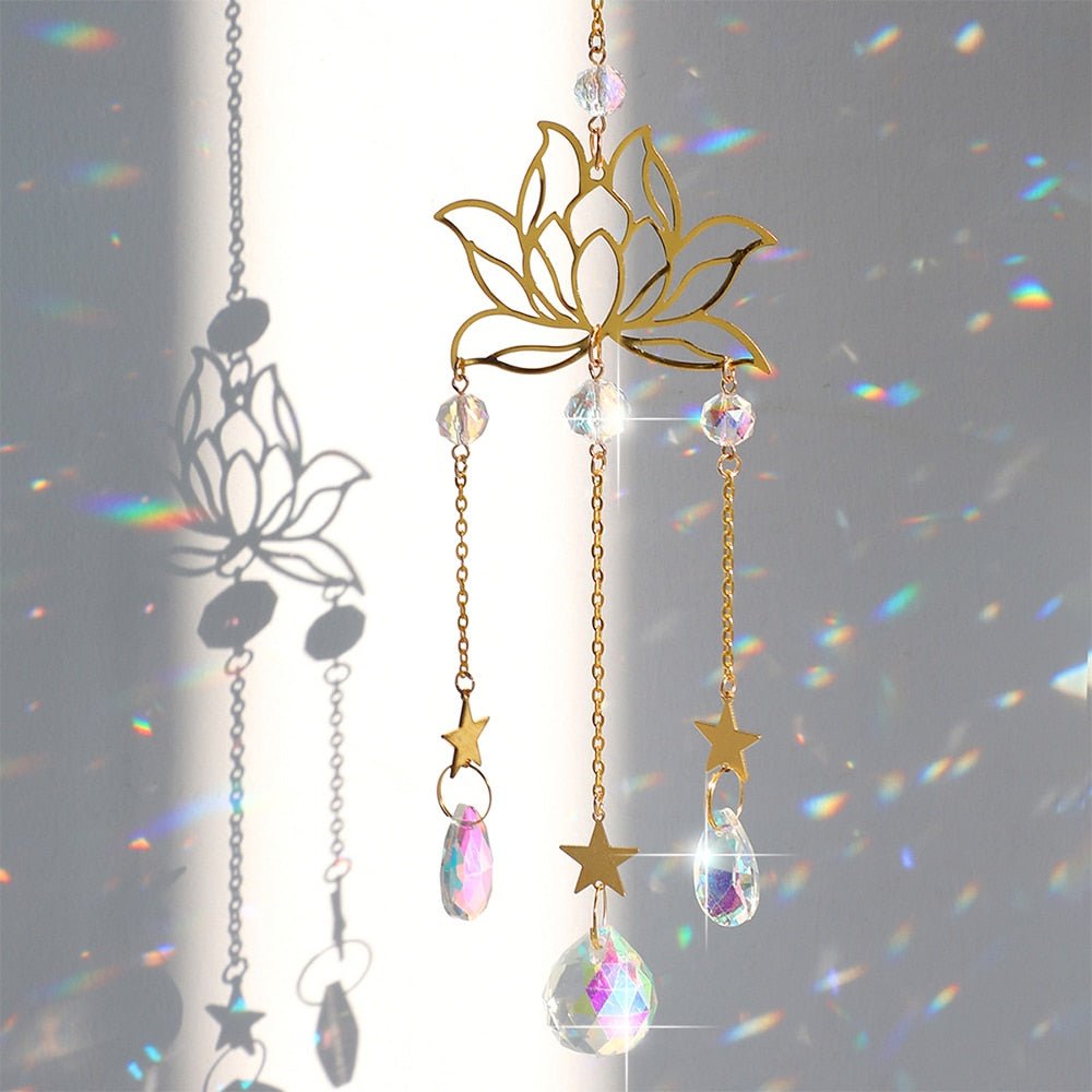 Junips | Chakra Crystal Lotus Sun Collector
