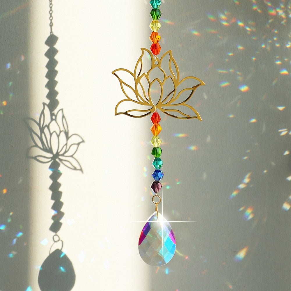 Junips | Chakra Crystal Lotus Sun Collector